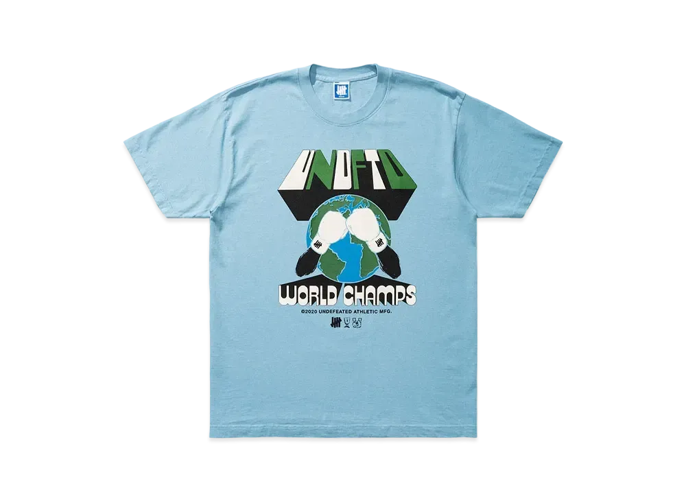 UNDEFEATED WORLD CHAMPS S/S TEE - 80179 "Light Blue"