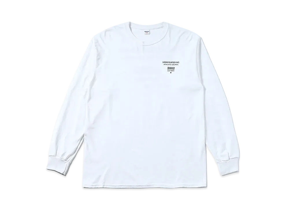 UNDEFEATED ATHLETIC COUNCIL L/S TEE - UL20013 "White"