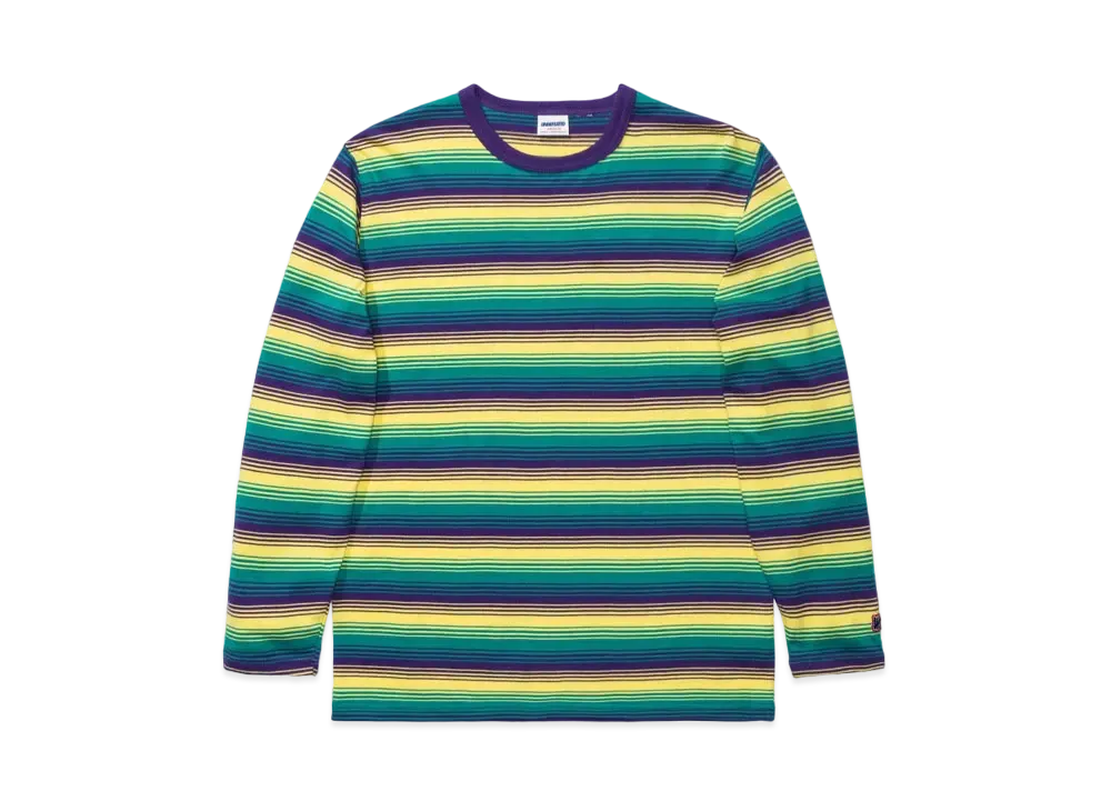 UNDEFEATED SHADOW STRIPE L/S TEE - 10036 "Green"