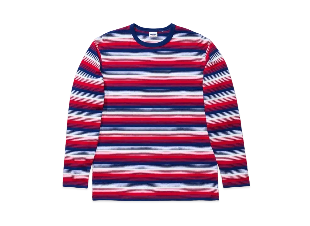 UNDEFEATED SHADOW STRIPE L/S TEE - 10036 "Blue"