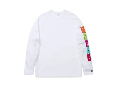 UNDEFEATED STACKED L/S RAGLAN - 10032 "White"
