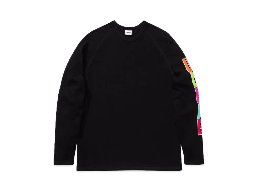 UNDEFEATED STACKED L/S RAGLAN - 10032 "Black"