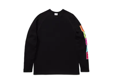 UNDEFEATED STACKED L/S RAGLAN - 10032 "Black"