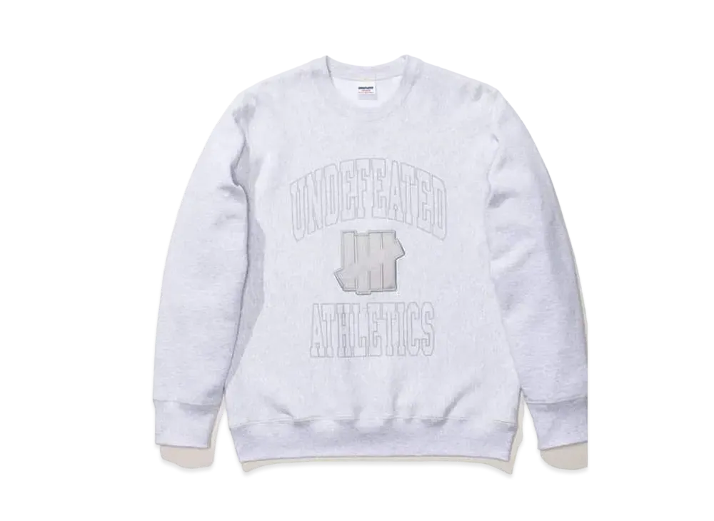 UNDEFEATED ATHLETICS CREWNECK - 20031 "Light Gray"