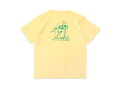 UNDEFEATED CURB DOGS S/S TEE - GM002 "Yellow"