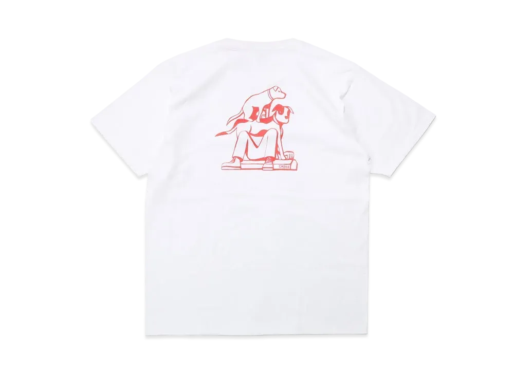 UNDEFEATED CURB DOGS S/S TEE - GM002 "White"