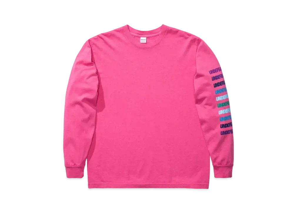 UNDEFEATED GRADIENT L/S TEE - 80088 "Pink"
