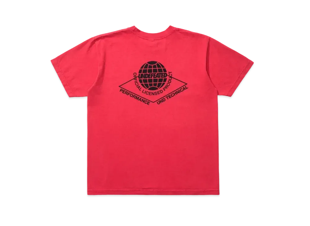 UNDEFEATED GLOBAL S/S TEE - 80080 "Red"