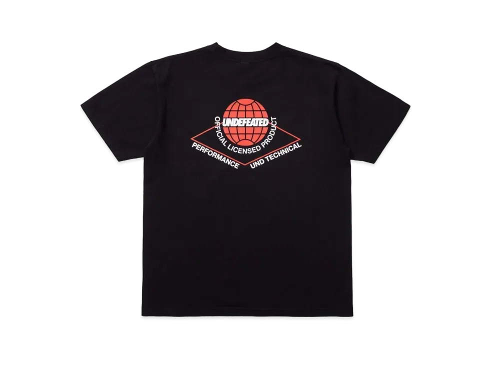 UNDEFEATED GLOBAL S/S TEE - 80080 "Black"