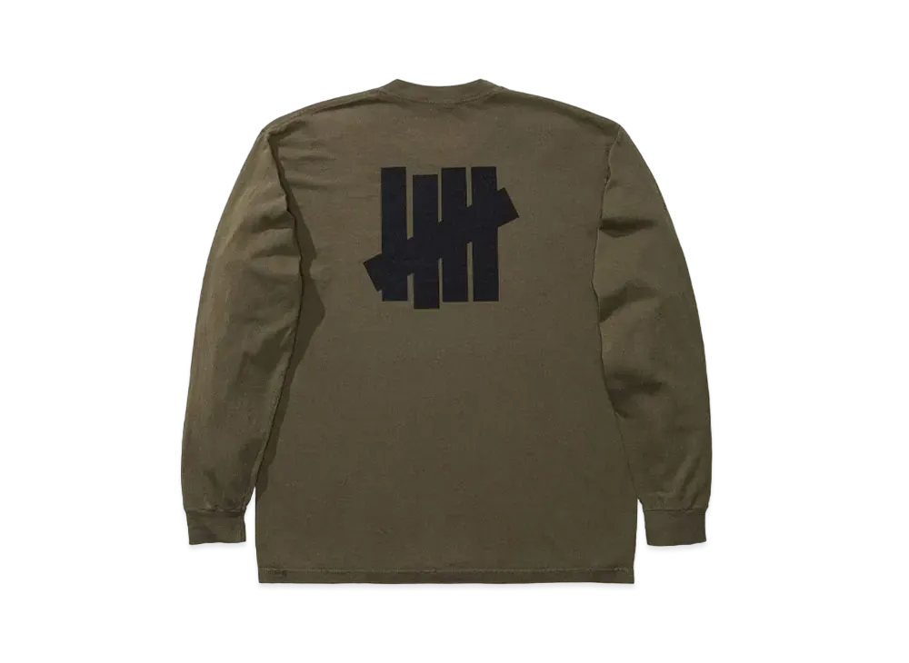 UNDEFEATED ICON L/S TEE - 80072 "Olive"