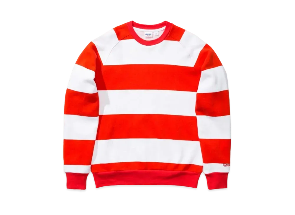 UNDEFEATED STRIPED CREWNECK - 20012 "Navy"