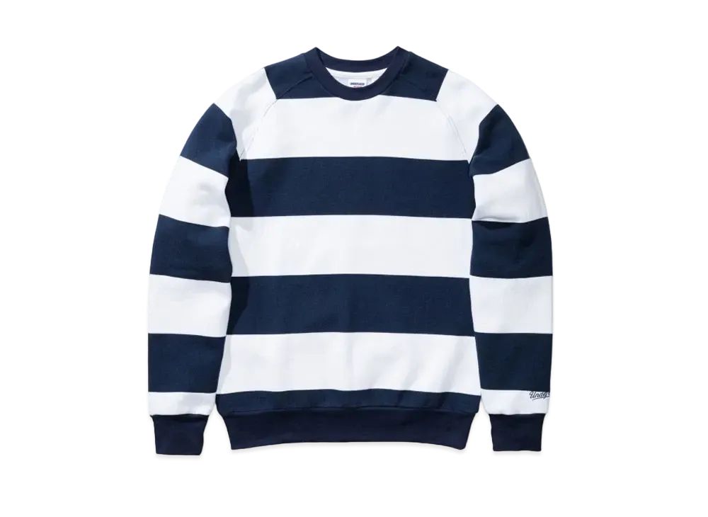 UNDEFEATED STRIPED CREWNECK - 20012 "White"