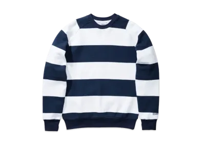 UNDEFEATED STRIPED CREWNECK - 20012 "White"