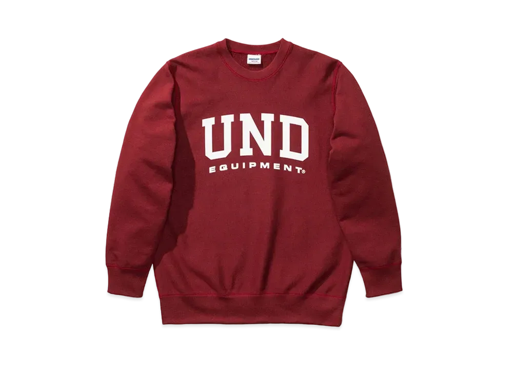 UNDEFEATED UND EQUIPMENT CREWNECK - 20017 "Burgundy"
