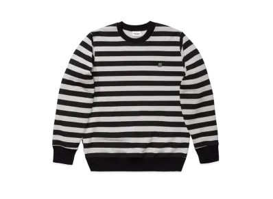 UNDEFEATED STRIPED CREWNECK - 20045 "Black"