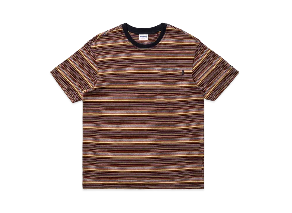 UNDEFEATED STATIC STRIPE S/S POCKET TEE - 10040 "Multi"