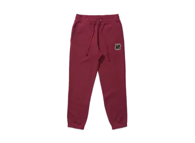 UNDEFEATED SATIN ICON SWEATPANT - 60028 "Burgundy"