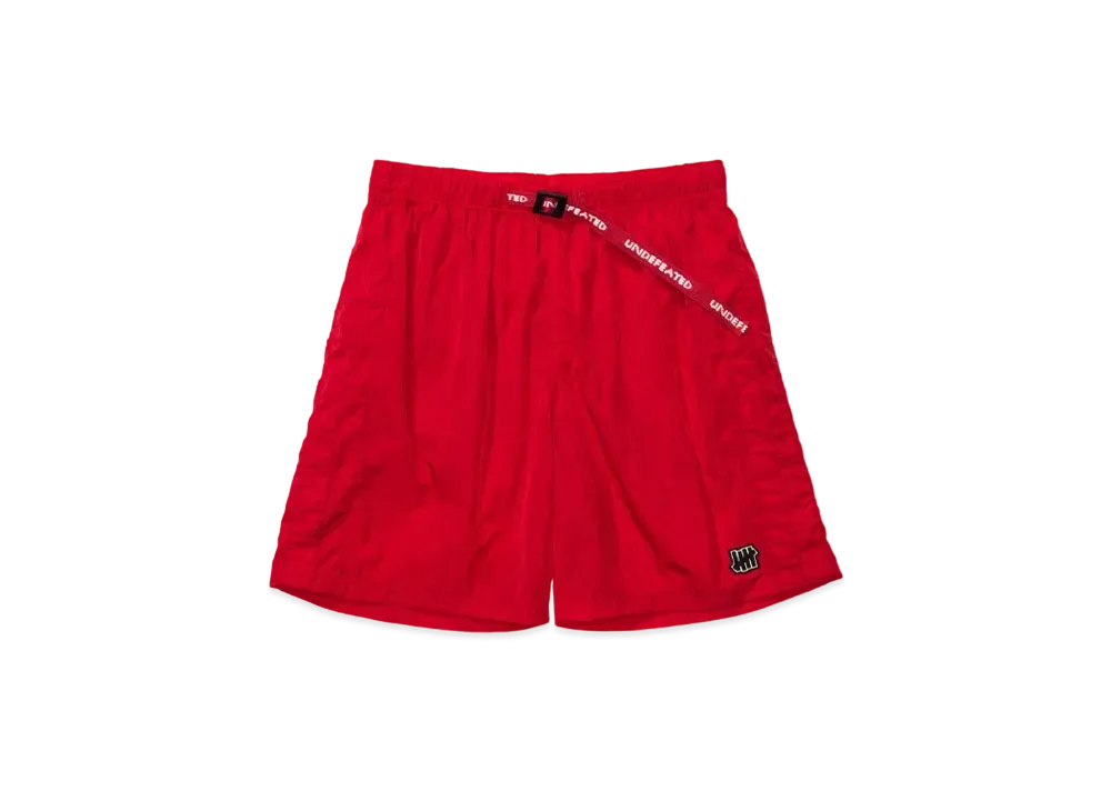 UNDEFEATED BELTED SHORT - 50017 "Red"