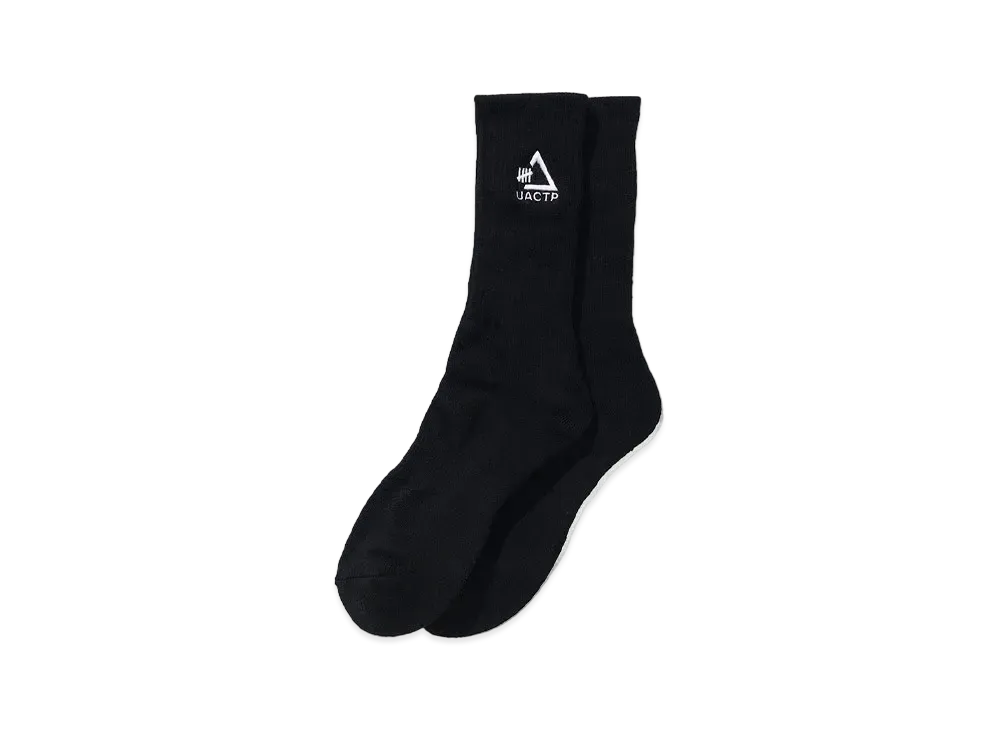 UNDEFEATED UACTP PERFORMANCE CREW SOCK - UA05002 "Black"