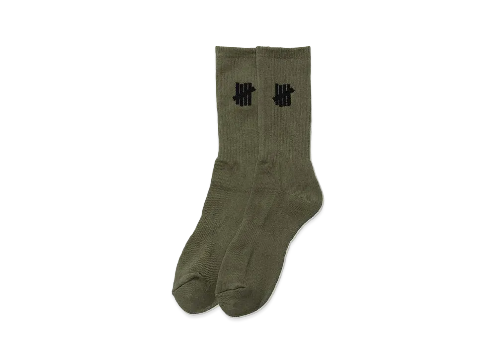 UNDEFEATED ICON CREW SOCK - 05014 "Olive"