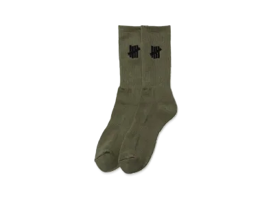 UNDEFEATED ICON CREW SOCK - 05014 "Olive"