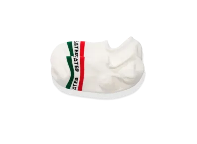 UNDEFEATED LOGO SOCK-PED - 05005 "White"