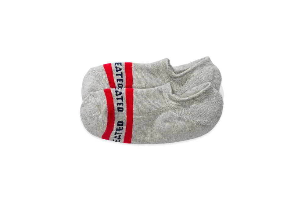 UNDEFEATED LOGO SOCK-PED - 05005 "Gray"