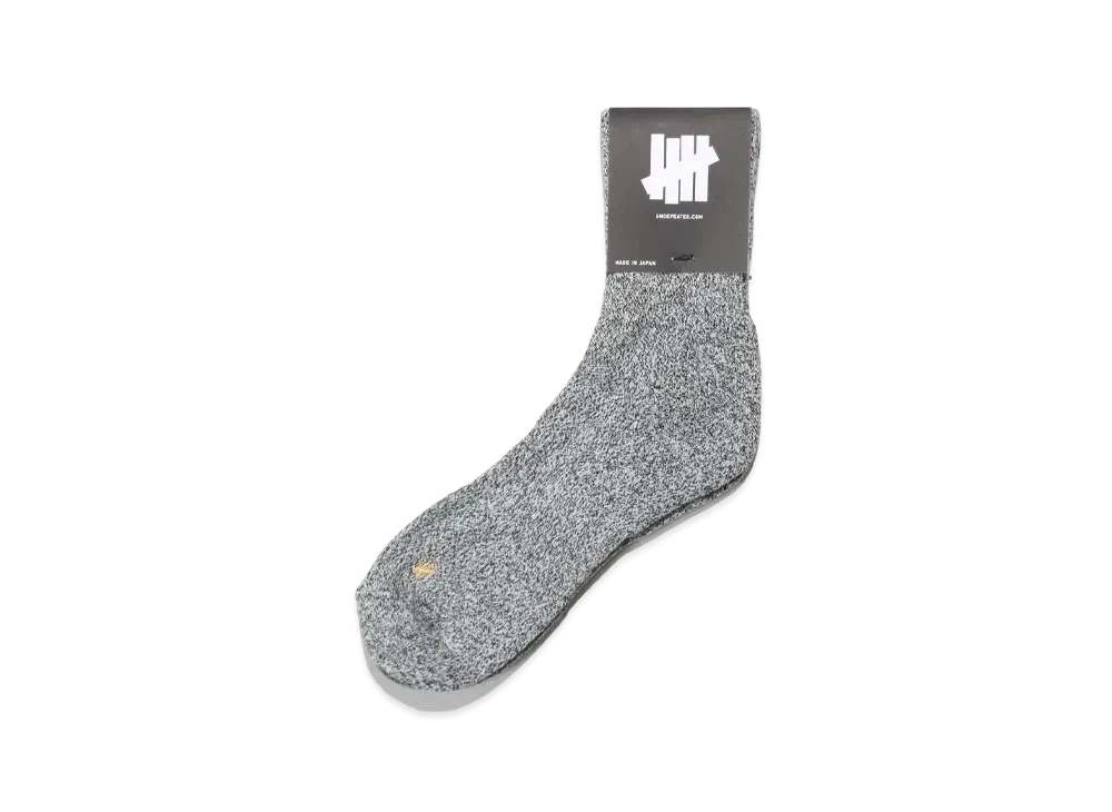 UNDEFEATED Crew Socks B-A-W - 180049 "Gray"