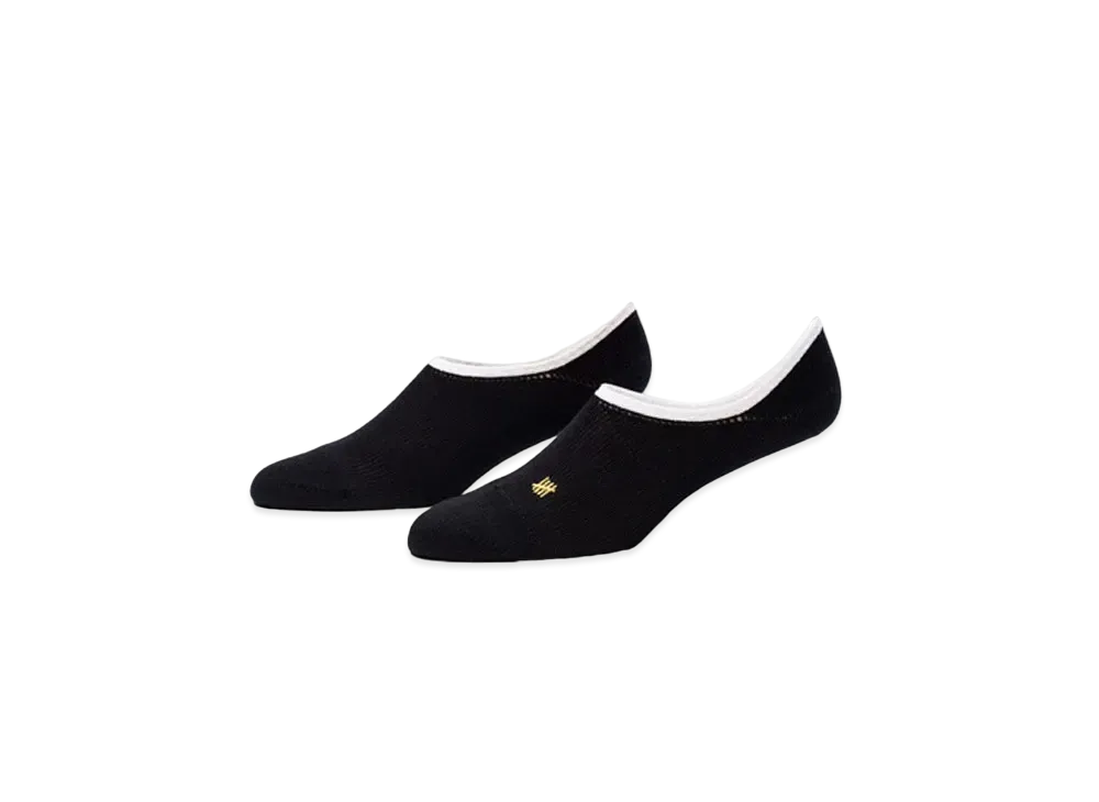 UNDEFEATED NO SHOW PED SOCKS - 538903 "Black"