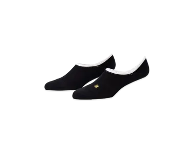 UNDEFEATED NO SHOW PED SOCKS - 538903 "Black"