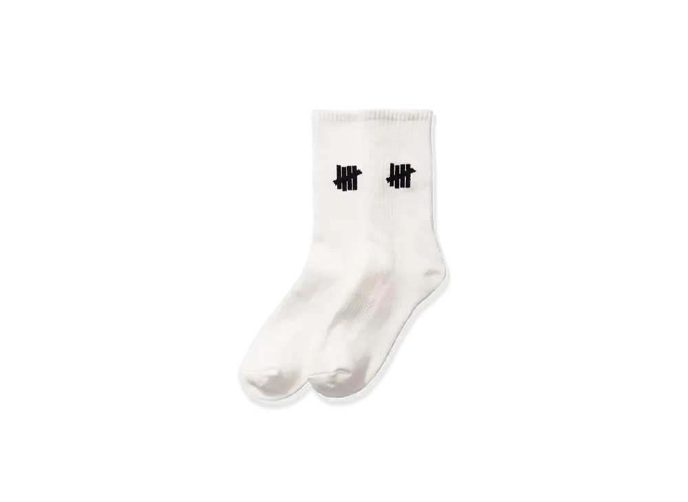 UNDEFEATED ICON CREW SOCK - 05011 "White"