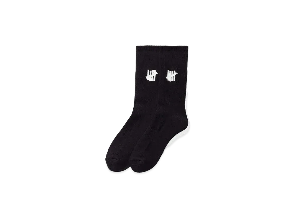 UNDEFEATED ICON CREW SOCK - 05011 "Black"