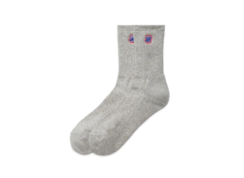 UNDEFEATED 5 STRIKE SOCK-CREW - 05000 "Gray"