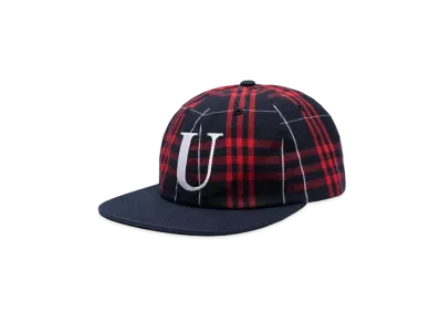 UNDEFEATED U PLAID STRAPBACK - 90098 "Red"