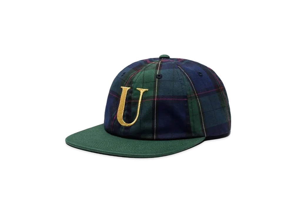 UNDEFEATED U PLAID STRAPBACK - 90098 "Green"