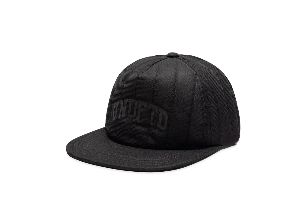 UNDEFEATED QUILTED STRAPBACK - 90191 "Black"
