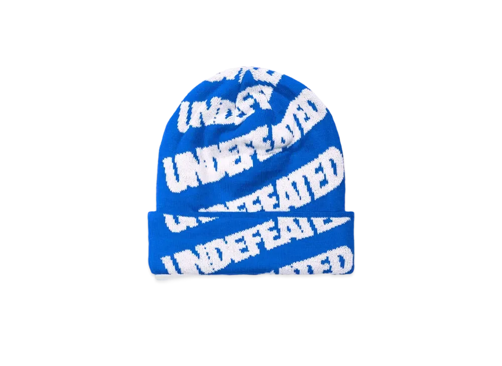 UNDEFEATED REPEAT BEANIE - 90096 "Blue"