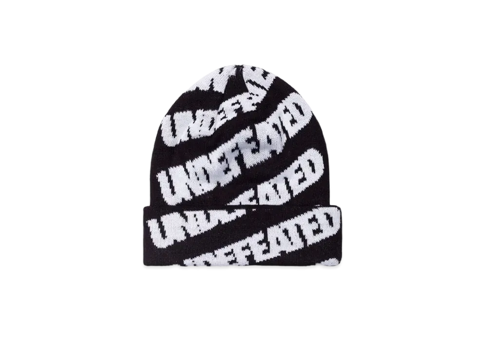 UNDEFEATED REPEAT BEANIE - 90096 "Black"