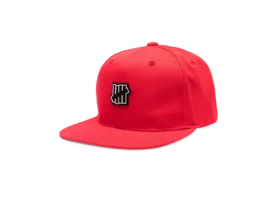 UNDEFEATED RUBBER ICON STRAPBACK - 90079 "Red"