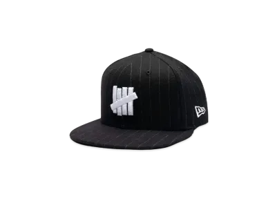 UNDEFEATED X NEW ERA WOOL PINSTRIPE FITT - 90152 "Black"