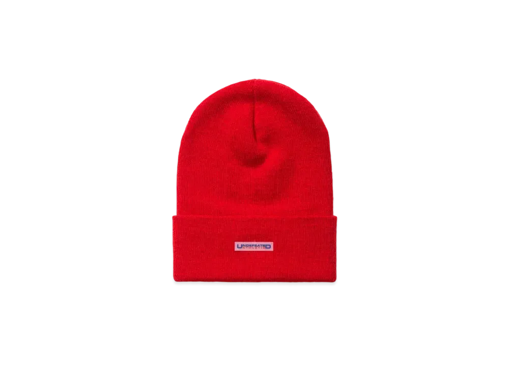 UNDEFEATED ATHLETIC CUFFED BEANIE - 90102 "Red"