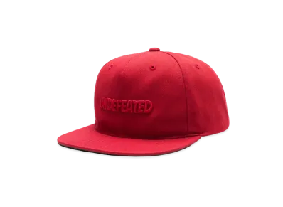 UNDEFEATED LOGO SNAPBACK - 90053 "Red"