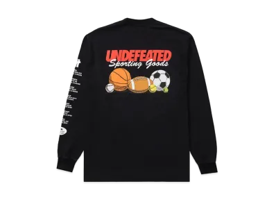 UNDEFEATED SPORTING GOODS L/S TEE - 80315 "Black"