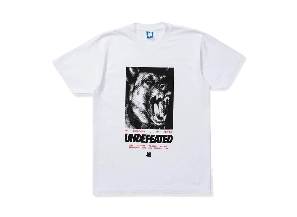 UNDEFEATED NO SURRENDER S/S TEE - 80304 "White"