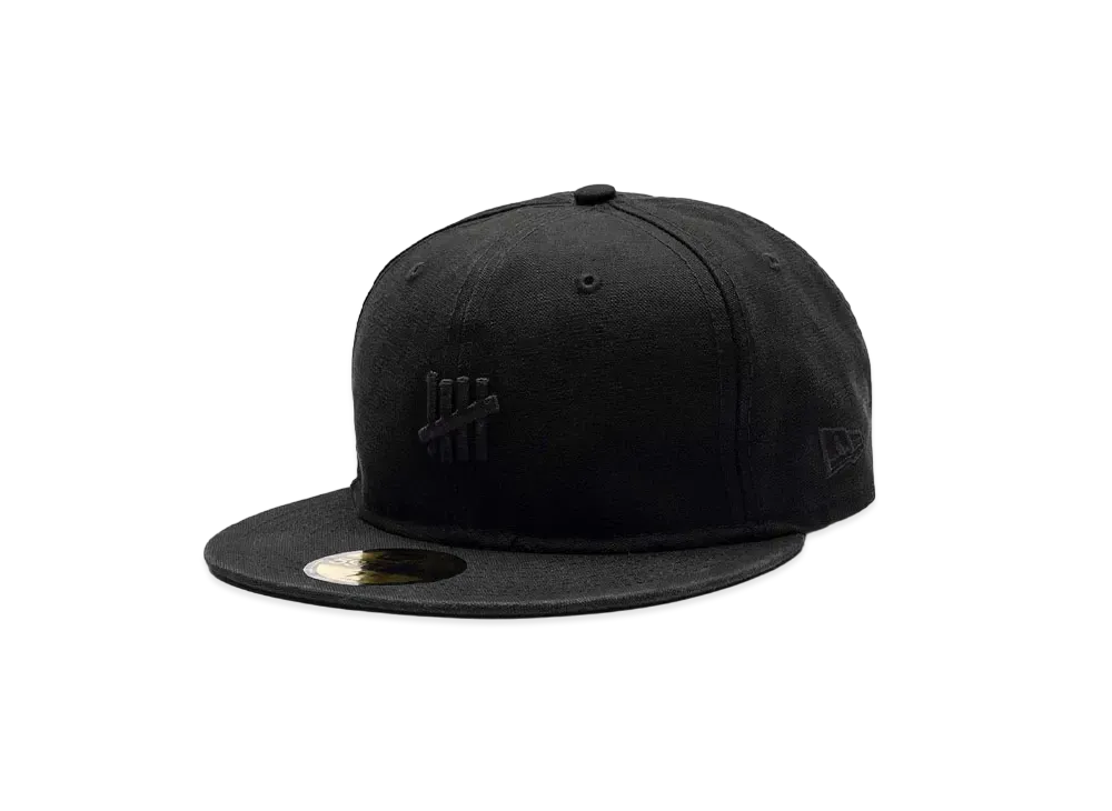 UNDEFEATED X NE ICON FITTED - 90200 "Black"