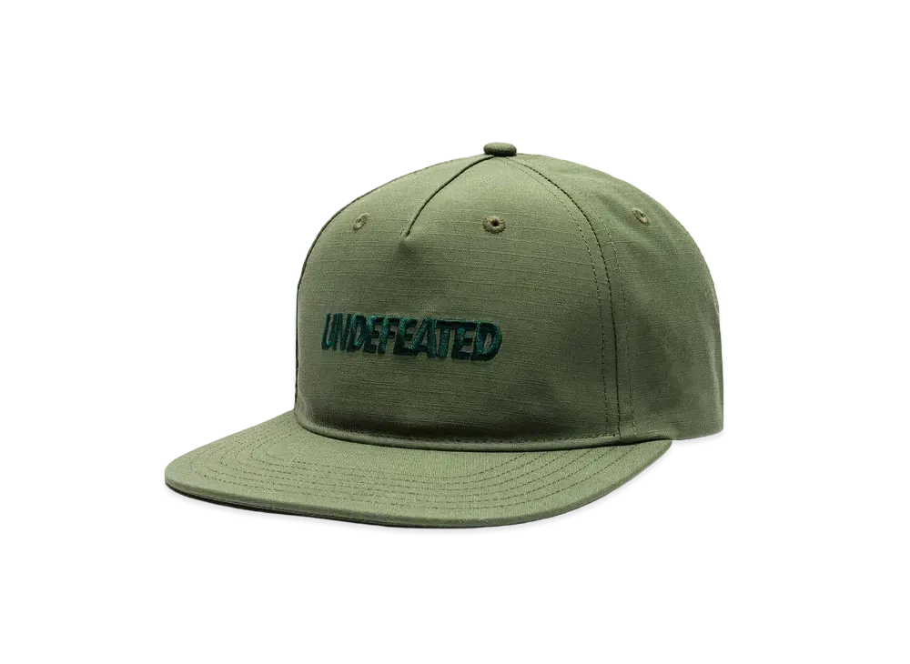 UNDEFEATED LOGO STRAPBACK - 90209 "Olive"