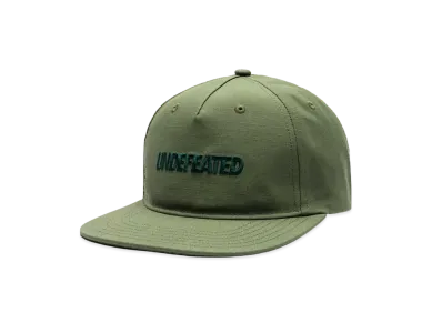 UNDEFEATED LOGO STRAPBACK - 90209 "Olive"