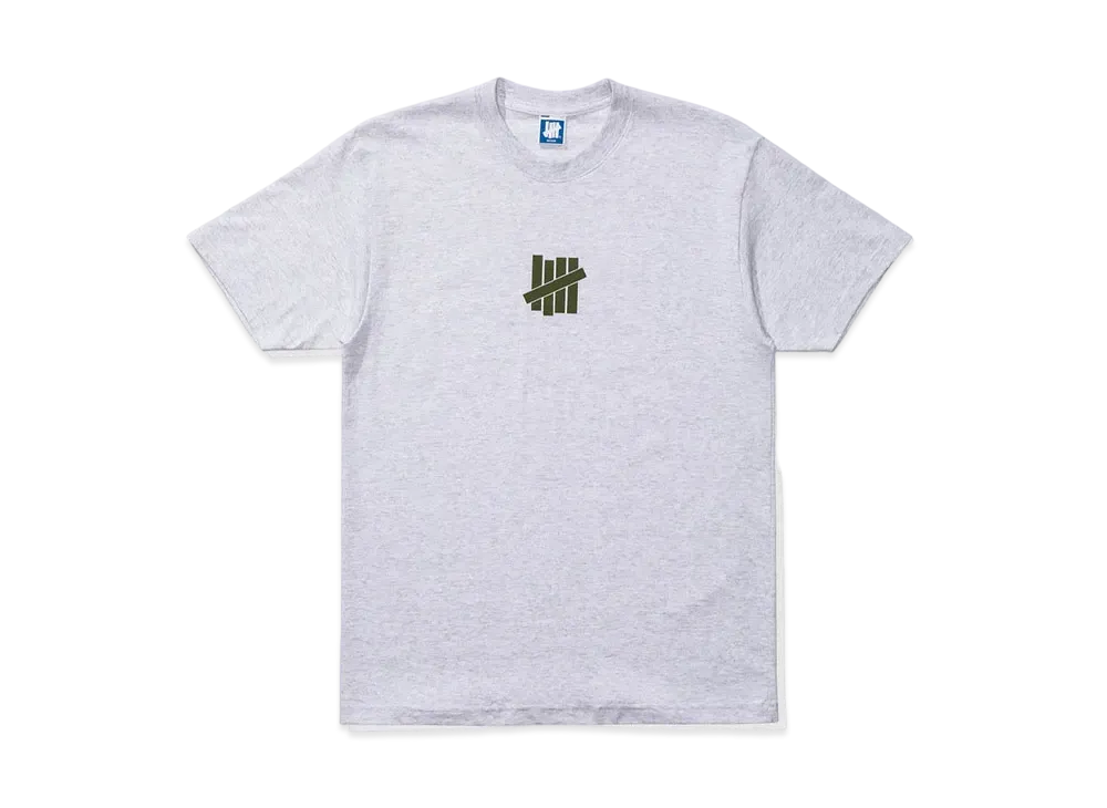 UNDEFEATED STENCIL ICON S/S TEE - 80298 "Gray"