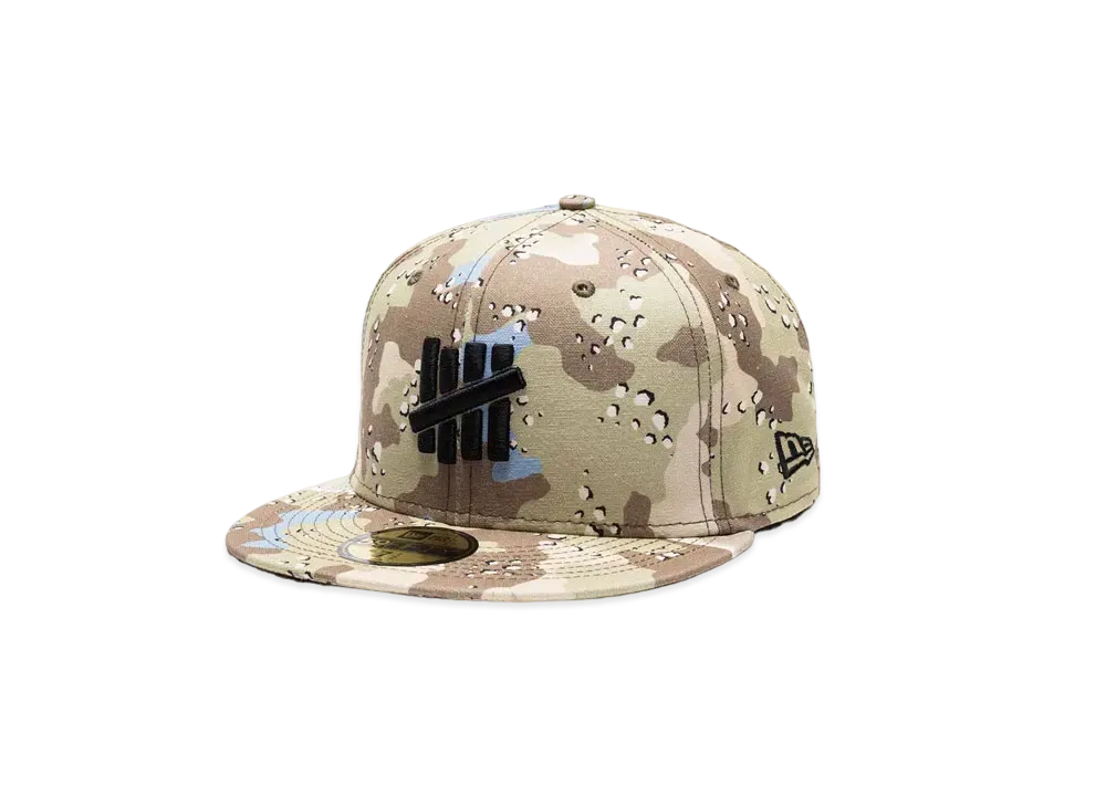 UNDEFEATED X NE STENCIL ICON FITTED - 90210 "Camo"