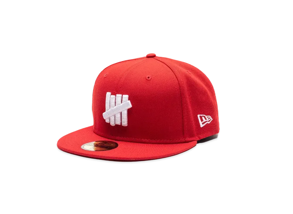 UNDEFEATED X NE ICON FITTED - 90211 "Red"